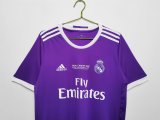 16/17 Real Madrid Away Retro Jersey With Finl Letters