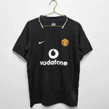 03/04 Man United Black Retro Jersey