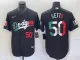 Los Angeles Dodgers BETTS #50 Black Baseball Jersey