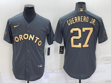 Toronto Blue Jays Vladimir GUERRERO JR. #27 Grey Baseball Jersey