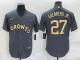 Toronto Blue Jays Vladimir GUERRERO JR. #27 Grey Baseball Jersey