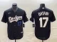 Los Angeles Dodgers OHTANI #17 Black Baseball Jersey
