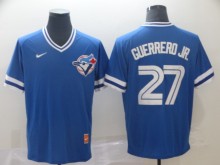 Toronto Blue Jays Vladimir GUERRERO JR. #27 Blue Baseball Jersey