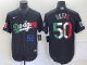Los Angeles Dodgers BETTS #50 Black Baseball Jersey