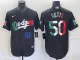 Los Angeles Dodgers BETTS #50 Black Baseball Jersey