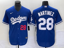 Los Angeles Dodgers NARTINEZ #28 Blue Baseball Jersey