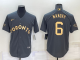 Toronto Blue Jays Vladimir MANOAH #6 Grey Baseball Jersey