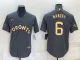 Toronto Blue Jays Vladimir MANOAH #6 Grey Baseball Jersey