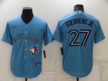 Toronto Blue Jays Vladimir GUERRERO JR. #27 Light Blue Baseball Jersey