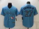Toronto Blue Jays Vladimir GUERRERO JR. #27 Light Blue Baseball Jersey
