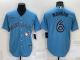 Toronto Blue Jays Vladimir MANOAH #6 Light Blue Baseball Jersey
