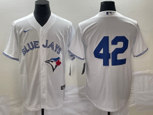 Toronto Blue Jays Vladimir White  #42 Baseball Jersey