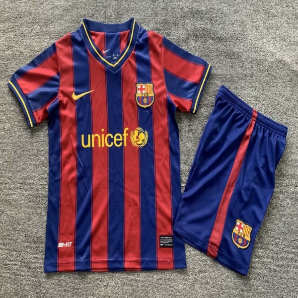09/10 Barcelona Home Retro Kids Jersey