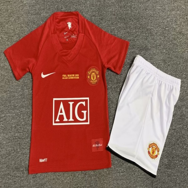 07/08 Man United Home Rerto Kids Jersey