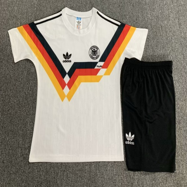 1990 Germany Home Kids Retro Jersey