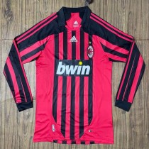 07/08 AC Milan Home Retro Jersey Long Sleeve
