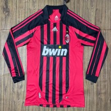 07/08 AC Milan Home Retro Jersey Long Sleeve