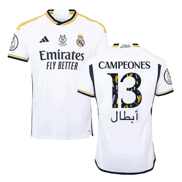 2023/24 Real Madrid CAMPEONES #13 Home Jersey  1:1 Quality Fan Version