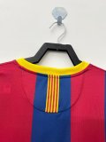 10/11 Barcelona Home Retro Jersey Liga Version Long Sleeve