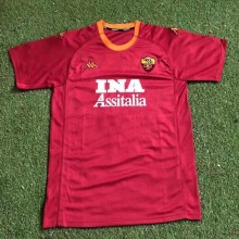 00/01 Roma Home Retro Jersey