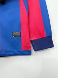 10/11 Barcelona Home Retro Jersey Liga Version Long Sleeve