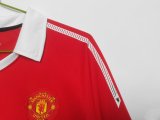 10/11 Man United  Home Retro Jersey Long Sleeve