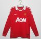 10/11 Man United  Home Retro Jersey Long Sleeve