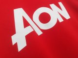10/11 Man United  Home Retro Jersey Long Sleeve