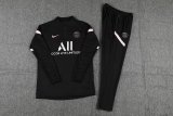 21/22 PSG Black Sweater Tracksuit Thai Quality