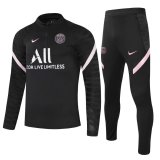 21/22 PSG Black Sweater Tracksuit Thai Quality