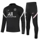 21/22 PSG Black Sweater Tracksuit Thai Quality