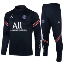 21/22 PSG Dark Blue Sweater Tracksuit Thai Quality