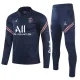 21/22 PSG Jordan Dark Blue Sweater Player Version Tracksuit with Zipper  Thai Quality