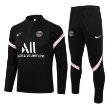 21/22 PSG Black Sweater Tracksuit Thai Quality