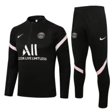 21/22 PSG Black Sweater Tracksuit Thai Quality