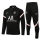21/22 PSG Black Sweater Tracksuit Thai Quality