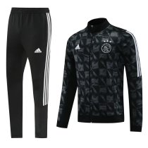 23/24 Ajax Black Jacket Tracksuit Thai Quality