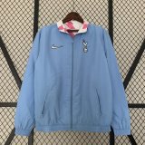 23/24 Tottenham Blue Windbreaker Jacket two-sided Jacket Thai Quality