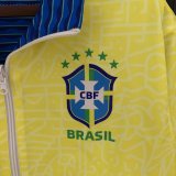 23/24 Brazil Windbreaker Jacket two-sided Jacket Thai Quality