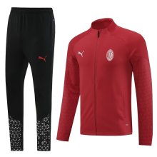 23/24 Ac Milan Red Jacket Tracksuit Thai Quality