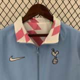 23/24 Tottenham Blue Windbreaker Jacket two-sided Jacket Thai Quality
