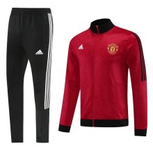 23/24 Man United Red Jacket Tracksuit Thai Quality