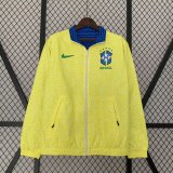 23/24 Brazil Windbreaker Jacket two-sided Jacket Thai Quality