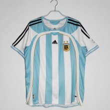2006 Argentina Home Retro Jersey Fans Version