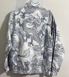 23/24 Real Madrid Dragon Windbreaker Jacket two-sided Jacket Thai Quality