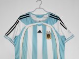 2006 Argentina Home Retro Jersey Fans Version