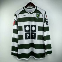01/03 Sporting Lisbon Home Retro Jersey Long Sleeve Thai Quality
