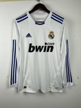 10/11 Real Madrid Home Retro Jersey Long Sleeve