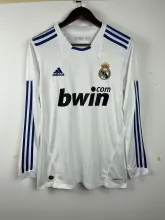 10/11 Real Madrid Home Retro Jersey Long Sleeve