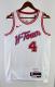NBA Men Season 2024 Houston Rockets White City Edition #4 GREEN Jersey High Quality Name and Number Print